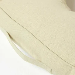 Homescapes Coussin bouée en velours de coton - vert sauge -* Coussin Pour Canapé