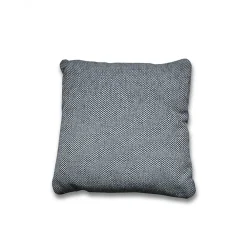 Discount Meubletmoi Coussin carré 40 x 40 cm en tissu épais gris foncé - DORA