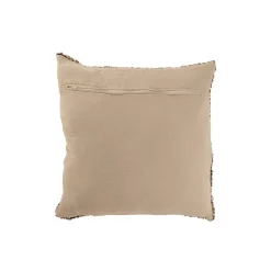 Best J-Line Coussin carré en polyester marron 45x45x12 cm