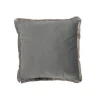 J-Line Coussin carré en polyester gris 42x42cm* Coussin Pour Canapé