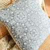 Best Deko & Co Coussin carré gris ambroise L.50 x l.50cm Deco&co