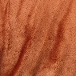 Outlet Ornami Coussin chiné en velours orange 45x45cm