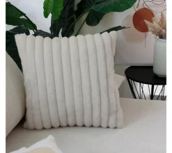 Eden Coussin cottele effet velours design et moderne