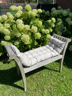 New Ornami Coussin de banc gris L.120 x l.42 x ep.4 cm
