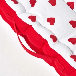 Homescapes Coussin de sol - cœur rouge - 40 x 40 cm -* Coussin De Sol