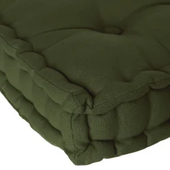 Outlet Atmosphera Créateur D'Intérieur Coussin de sol - kaki 40x40 cm - Atmosphera
