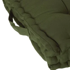 Outlet Atmosphera Créateur D'Intérieur Coussin de sol - kaki 40x40 cm - Atmosphera