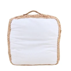 Ornami Coussin de sol en tissu et jute 40x40cm* Coussin De Sol