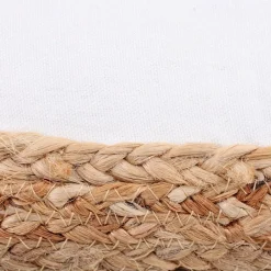 Ornami Coussin de sol en tissu et jute 40x40cm* Coussin De Sol