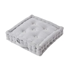 Sale Homescapes Coussin de sol gris clair - rajput - 40 x 40 cm -