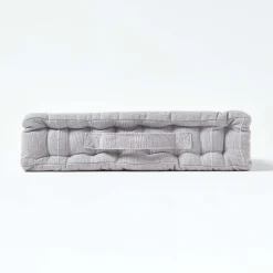 Sale Homescapes Coussin de sol gris clair - rajput - 40 x 40 cm -
