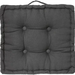 New Atmosphera Créateur D'Intérieur Coussin de sol gris foncé 40x40 cm - Atmosphera