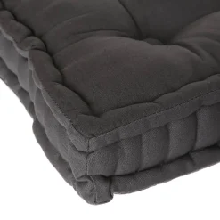 New Atmosphera Créateur D'Intérieur Coussin de sol gris foncé 40x40 cm - Atmosphera
