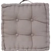 Atmosphera Créateur D'Intérieur Coussin de sol gris 40x40 cm - Atmosphera