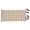 Clearance Atmosphera Créateur D'Intérieur Coussin de sol Ikat jacquard lin 60x120cm - Atmosphera