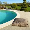 Outlet Home Maison Coussin de sol inter / exter (71x71x35 cm - Taupe)
