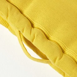 Homescapes Coussin de sol jaune - rajput tissé main -* Coussin De Sol