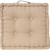 Best Atmosphera Créateur D'Intérieur Coussin de sol lin 40x40 cm - Atmosphera