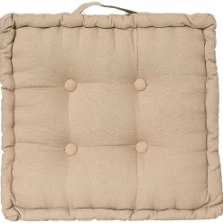 Best Atmosphera Créateur D'Intérieur Coussin de sol lin 40x40 cm - Atmosphera