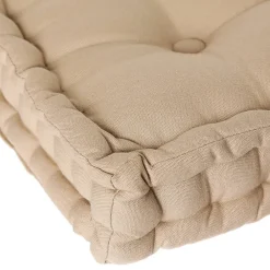 Best Atmosphera Créateur D'Intérieur Coussin de sol lin 40x40 cm - Atmosphera