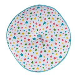 New Homescapes Coussin de sol rond pour enfants multicolore à  motif étoiless 43 cm -