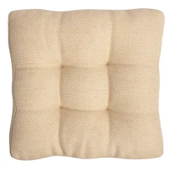 Coussin de sol Storm naturel L.50 x l.50 cm