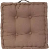 New Atmosphera Créateur D'Intérieur Coussin de sol taupe 40x40 cm - Atmosphera