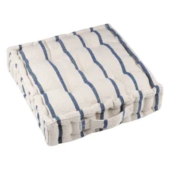 Lovely Casa Coussin de sol 45x45 cm St Trop marine coton* Coussin De Sol