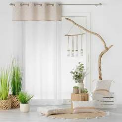 Douceur D'Intérieur Coussin déhoussable à pompons 