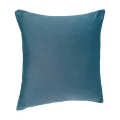 Atmosphera Créateur D'Intérieur Coussin déhoussable coton - bleu canard - 38x38 cm - Atmosphera* Coussin