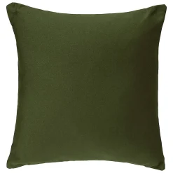 Atmosphera Créateur D'Intérieur Coussin déhoussable coton - vert kaki - 38x38 cm - Atmosphera* Coussin