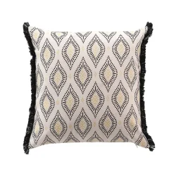 Douceur D'Intérieur Coussin déhoussable FELL - Polycoton imprimé métallisé* Coussin