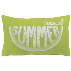 Hot Eden Coussin déhoussable Pacifique summer anis