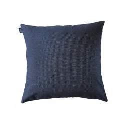 Box & Beyond Coussin en coton recyclé bleu navy, blanc et tangerine 50 x 50 cm* Coussin