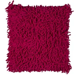 New The Deco Factory Coussin en coton seventies framboise 40x40