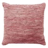 The Deco Factory Coussin en cuir tressé rose poudré 45x45* Coussin