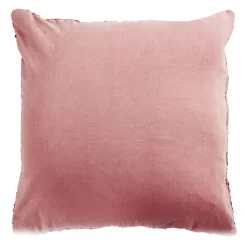 The Deco Factory Coussin en cuir tressé rose poudré 45x45* Coussin