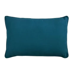 Clearance The Deco Factory Coussin en suédine bleu intense 60x40