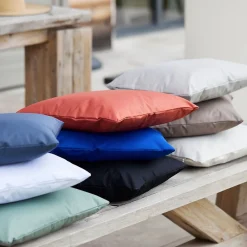 Best Home Maison Coussin extérieur imperméable et déhoussable MINORQUE (40x40 cm - Vert Olive)