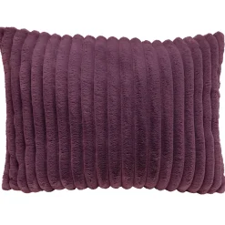 Deko&Co Coussin fausse fourrure côtelé ALBA 50x70* Coussin