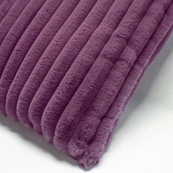 Deko&Co Coussin fausse fourrure côtelé ALBA 50x70* Coussin