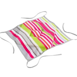 Online Eden Coussin Galette de chaise rayée Matelot