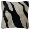 Lovely Casa Coussin imprimé zèbre (45x45 cm - Taupe)* Coussin Pour Canapé