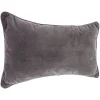 Atmosphera Créateur D'Intérieur Coussin Lilou - gris anthracite 30x50 cm - Atmosphera* Coussin Pour Canapé