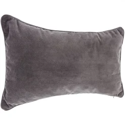Atmosphera Créateur D'Intérieur Coussin Lilou - gris anthracite 30x50 cm - Atmosphera* Coussin Pour Canapé