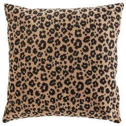 Atmosphera Créateur D'Intérieur Coussin Lynra noir 40x40cm - Atmosphera