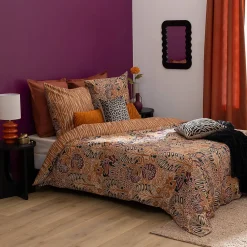 Atmosphera Créateur D'Intérieur Coussin Lynra noir 40x40cm - Atmosphera