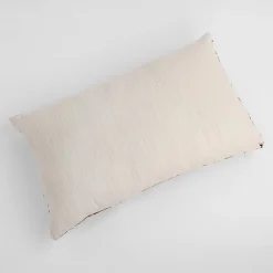 GoodHome Coussin motif floral Miekki rose et blanc l.30 x L.50 cm* Coussin Pour Canapé|Coussin