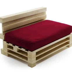 Bananair Coussin Palette Déhoussable Imperméable Assise 120 x 80 cm Rouge* Coussin Palette