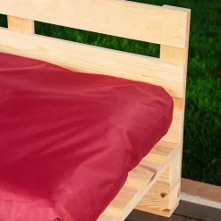 Bananair Coussin Palette Déhoussable Imperméable Assise 120 x 80 cm Rouge* Coussin Palette